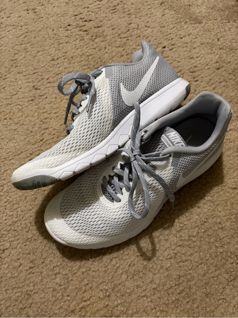 Light Gray Nike Running shoes